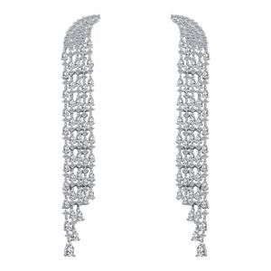 Genevive La Scène Waterfall Dangle Earrings - New